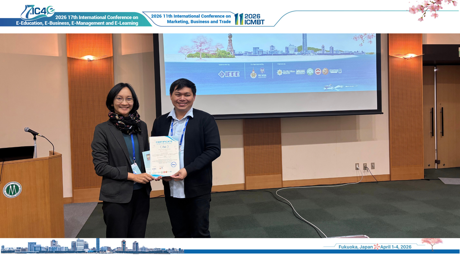Best Presentation Award Winner - Onsite Session 7